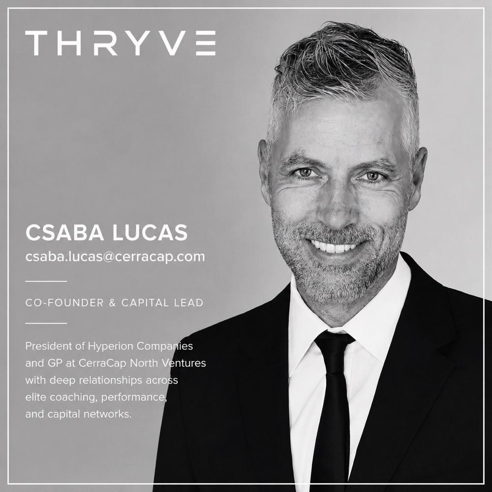 Csaba Lucas — Co-Founder & Capital Lead