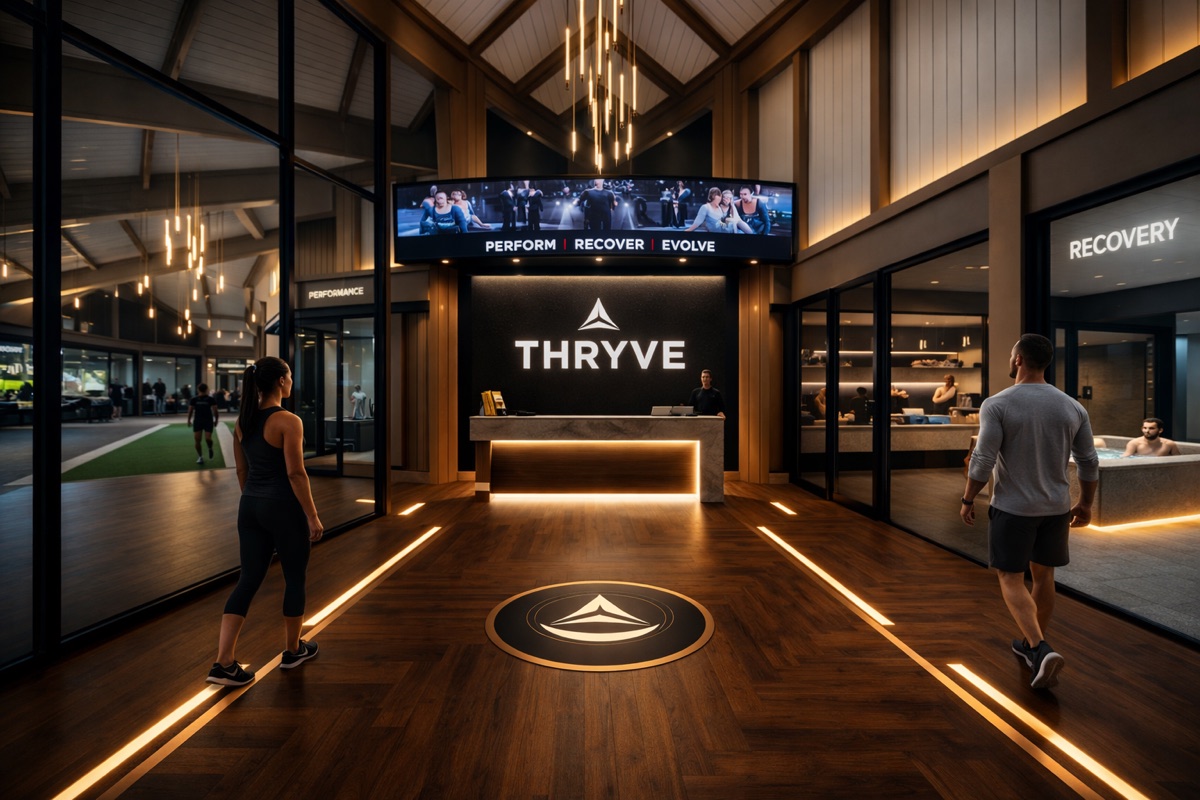 Rendering of the THRYVE arrival and reception