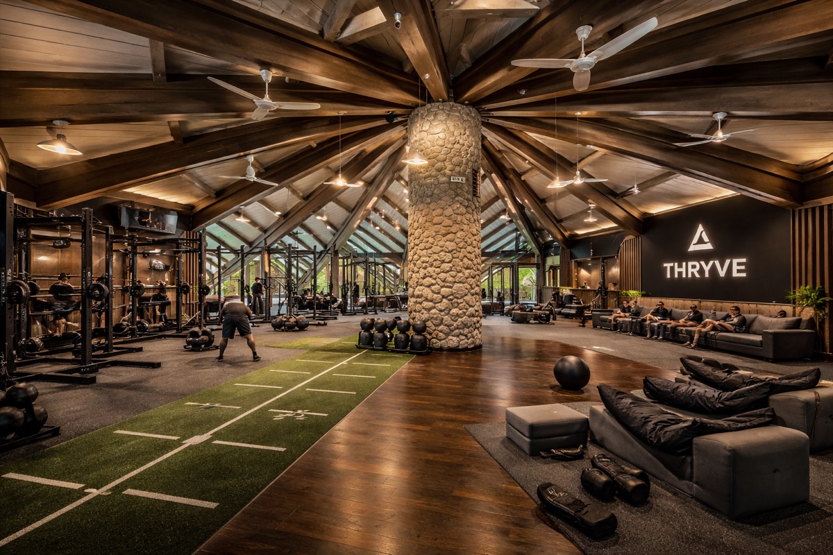 Rendering of the high-performance training floor